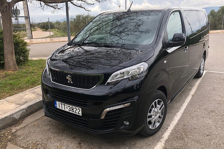 Transfer from Corfu Airport or Port to Roda, up to 7 customers